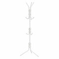 Moderner Kleiderständer in Baumform aus Metall – 12 Haken, 175 cm, Stabil & Platzsparend, Ideal für Flur & Schlafzimmer, Weiß