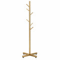 Moderner Kleiderständer mit 7 Haken - Gold, 170 cm Höhe, Metall, Elegant und Stilvoll